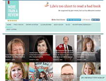Tablet Screenshot of morethanareview.com